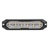 Flat Warning Flasher Lamp 6x3W LED R65 R10 12V 24V AMIO-03930