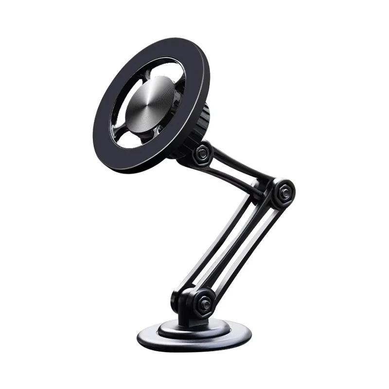 

Strong Magnetic Phone Holder for Car Dashboard 360° Rotation Foldable Design Universal Fit for All Phones Use
