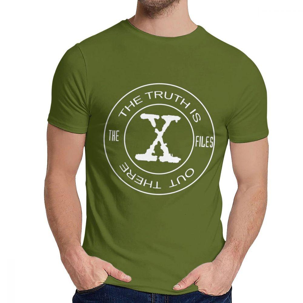 O Neck The X Files The Truth Is Out There In White T Shirt Crazy For M