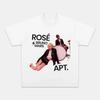 ROSÉ & Bruno Mars "APT." Vintage Pop-Rock Oversized Women And Men T-shirts