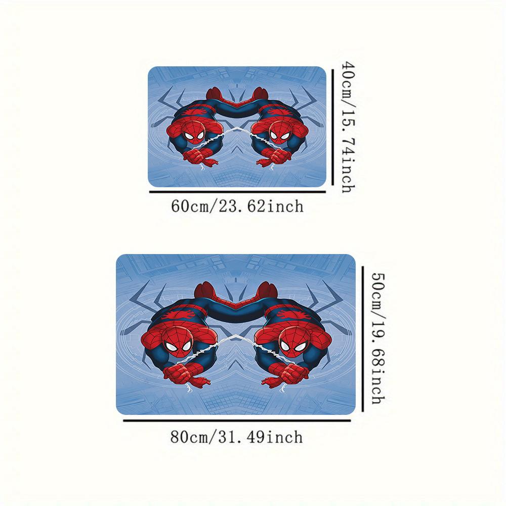 1pc for Marvel Spider Man Themed Door Mat Non-Slip Floor Rug Ideal Gift for Valentine'S Day Birthday Christmas Housewarming Pe