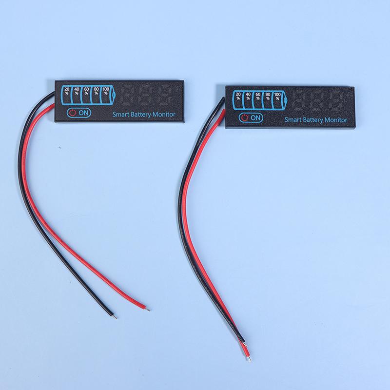 Indicador de nível de bateria 3S-14S DC7-55V 12V 24V 36V 48V 18650 Lipo Placa de capacidade de bateria de lítio Testador de tensão de carga de bateria