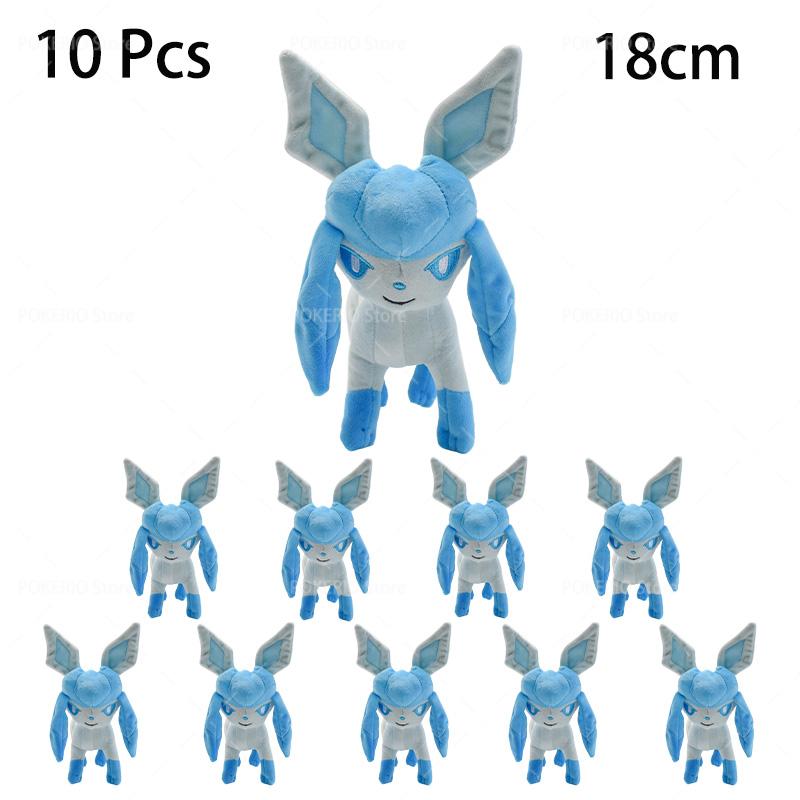 10 Pcs/lot Pokemon Plush Mimikyu Eevee Umbreon Jolteon Glaceon Vaporeon Sylveon Espeon Kawaii Gengar Stuffed Animal Peluche