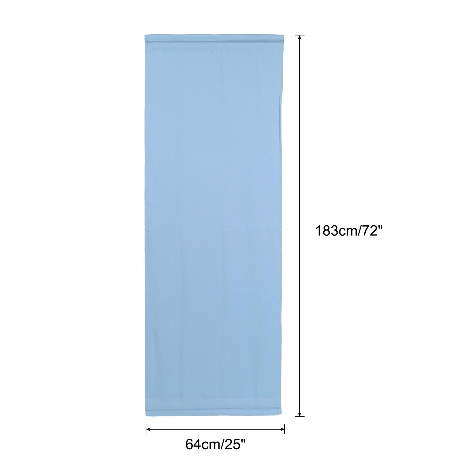 

Блэкаут штора для двери 1 панель 25 Ш x 72 Д/54 Ш x 72 Д Штора для двери французского окна Небесно-голубой Коричневый