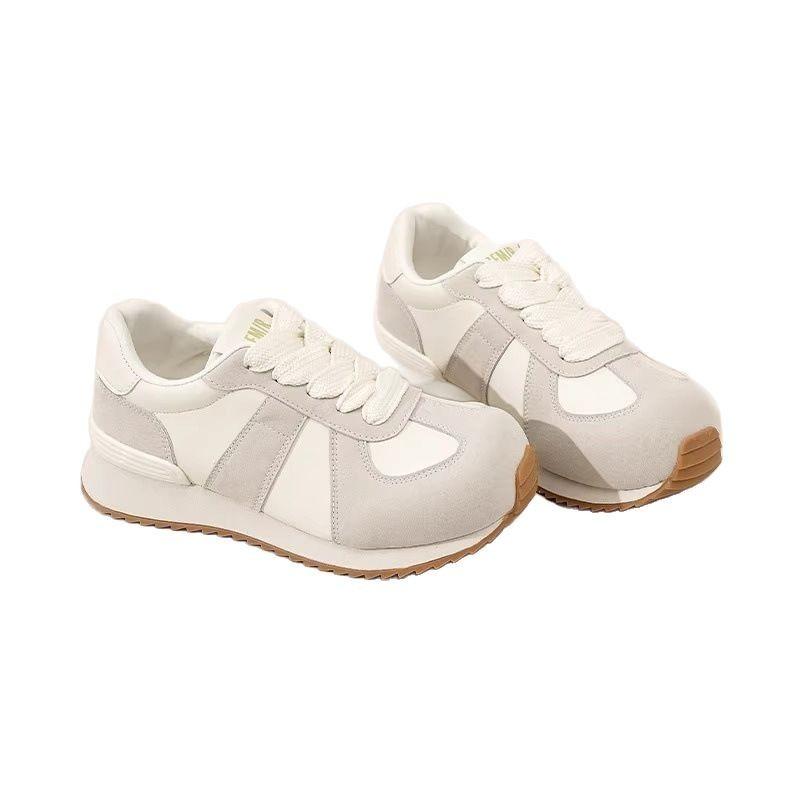 Damen Schuhe Frühling neu hässlich süß großer Kopf weiche Sohle Damen Freizeit Sportschuhe