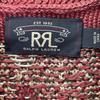 RRL Intarsia knit linen blend shoulder collar knit tops S EngineUsed