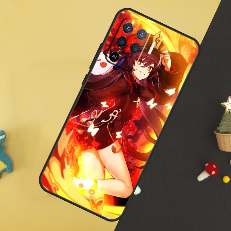 Hu Tao Genshin Impact Case For Oppo A80 A60 A40 A54 A74 A94 A18 A38 A58 A78 A98 A96 A76 A16 A15 A17 A57 A5 A6 Pro