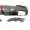 BMW 4 Series G22 Coupe Carbon Fiber Rear Spoiler with Lights & Corner Inserts - Three-Piece Design