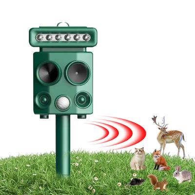 BOMORI Tier Katze Ultraschall Vogel Tier Schädling Katze Hund Nagetier USB Solar 3000mAh Große Kapazität Lange Standby 5 Abwehr Infrarot IP68 Leistungsstarke LED