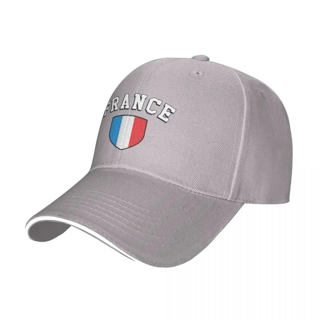 Bandera de Aficionados de Francia Escudo de Armas Gorras de Béisbol Ajustables Unisex Coqueta para Exteriores Gorra Snapback Unisex Sombrero Fresco para el Sol