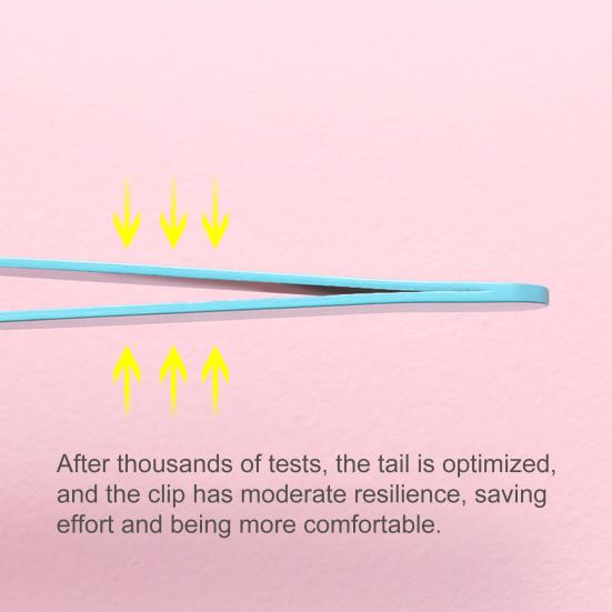 Effective False Eyelash Tweezers Easy to Carry Practical Cosmetic Tool