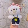 Animal Bear Plush Pendant PP Cotton Little Bear Doll Key Ring  Female Lady Girl