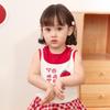 LUSON Baby Girl Faux Two-Piece Camisole Top