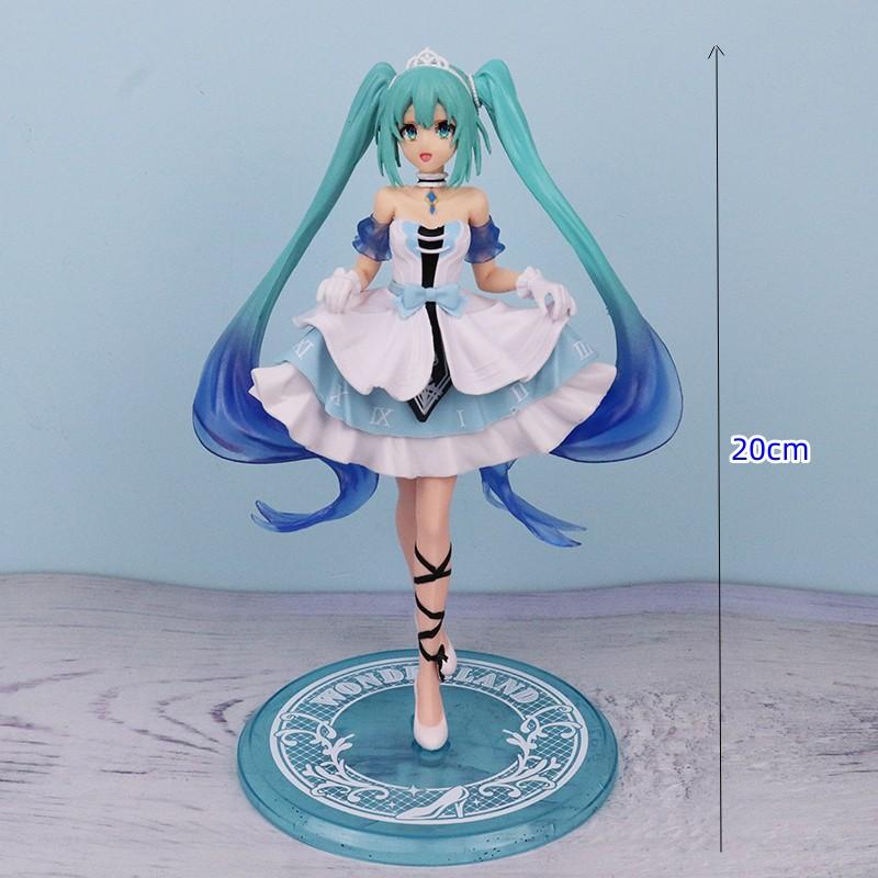 Nowa figurka akcji Hatsune Miku Miku Kawaii Kolekcja Model Różowa Sakura laleczka kawaiii Model kolekcjonerski Zabawki Dekoracja tortu