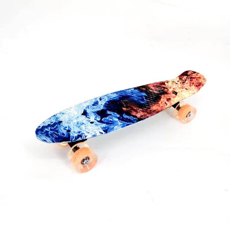 Kids  Cruiser Skateboard with Light-Up Wheels