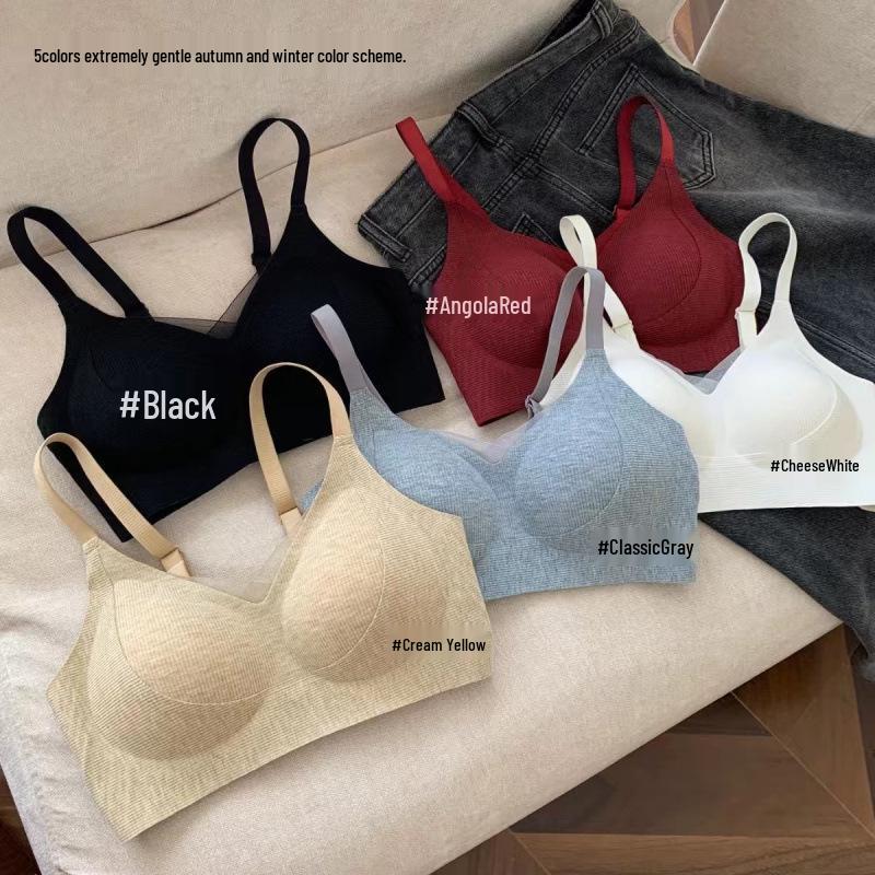 Women's Seamless Anti-Gravity Lifting Bra – Warm, Comfortable, and Supportive for Autumn and Winter