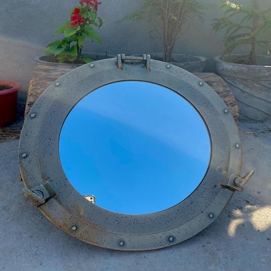 

Латунное корабельное иллюминаторное зеркало Морской прибрежный декор (30,48 см