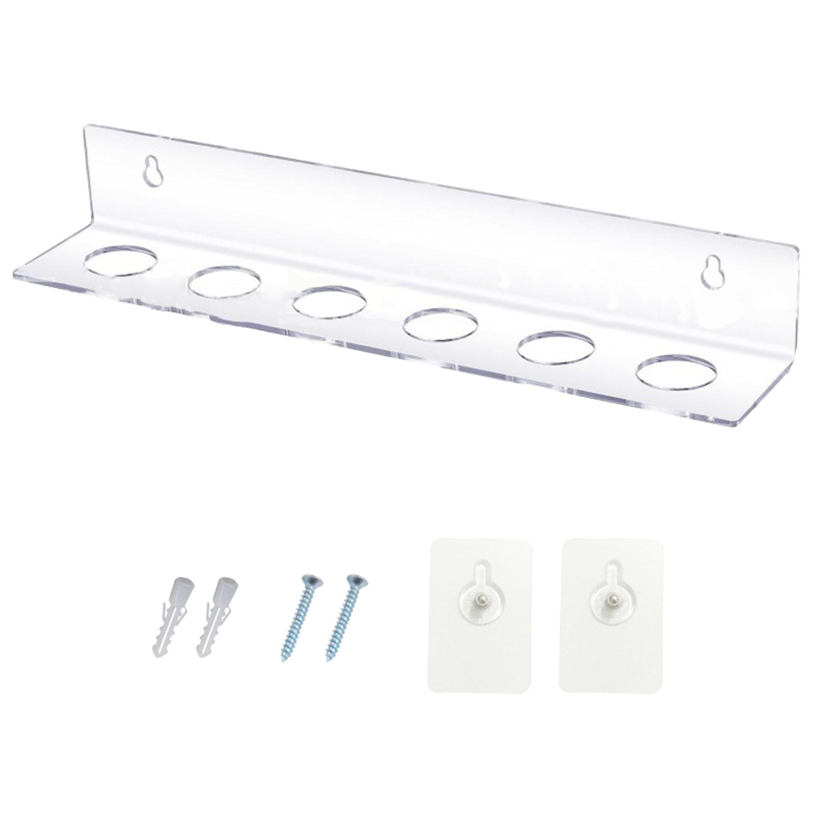 

Wall Hanging Acrylic Storage Holder Acrylic Wall Shelf for Golf Ball Display Easy Mounting Exhibition Organizers A