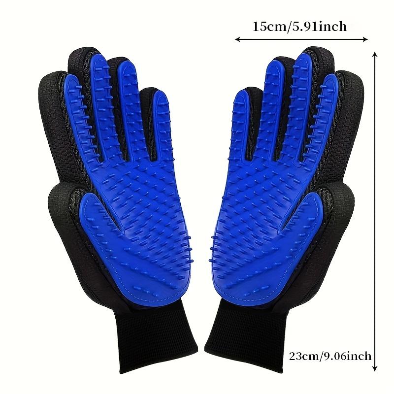 2pcs Pet Grooming Gloves, Deshedding and Massaging Grooming Gloves, Suitable for Dogs and Cats As A Tool for Removing Loose Fur, Cat Cleaning