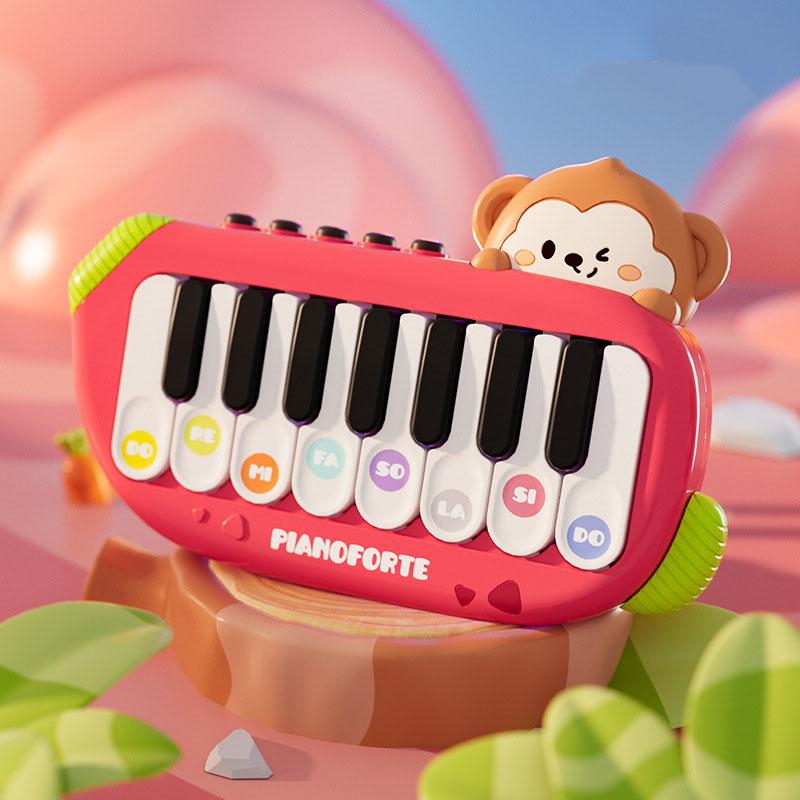 Children Multifunctional Pocket Piano Cute Pet Music Electronic Piano Baby Toy Educational Early Childhood Beginner Starter Toys