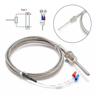 Waterproof K Type Thermocouple - Temperature Sensor Probe For PID Controller