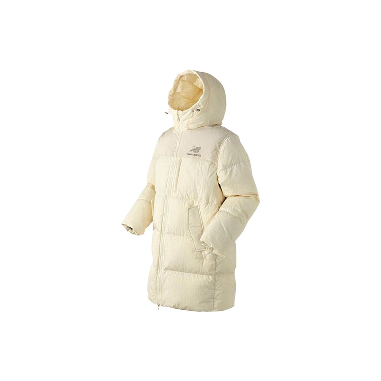 New Balance UNI Active Down Jackets Men s White Hooded Thickened NBNPB43043-64 L