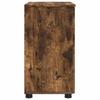 Bathroom Cabinet with Door Smoked Oak 61 x 35 x 64 cm