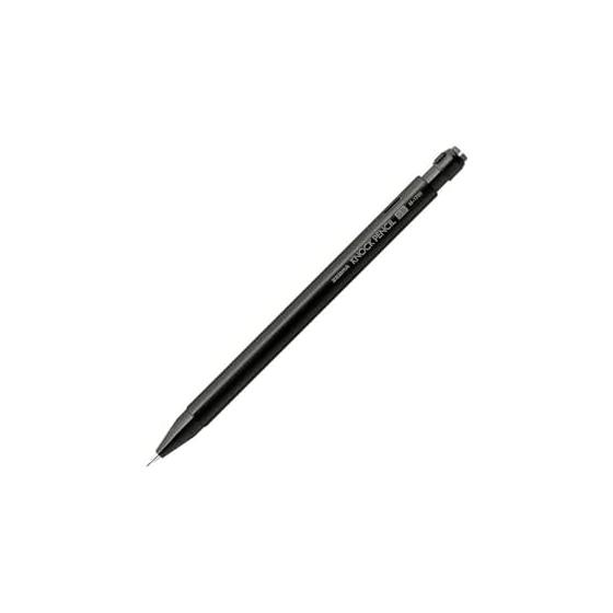 ZEBRA Knock Pencil M-1700 0.5mm MA117-BK Black with Shake-to-Advance Lead Mechanism and Built-in Eraser