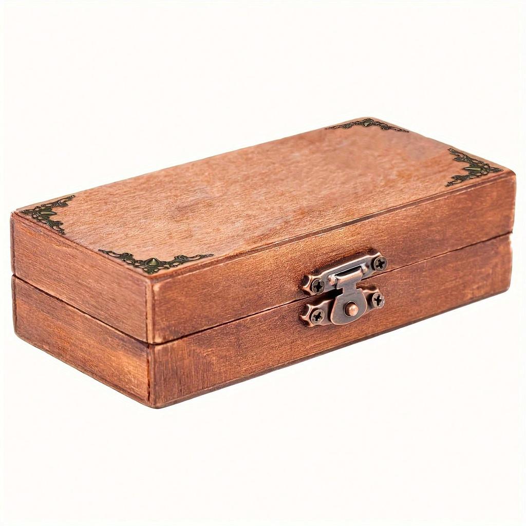 48pcs Box Corner Protectors, Retro Table Edge Cover Cabinet Furniture Decoration Edge Safety Corner Protectors