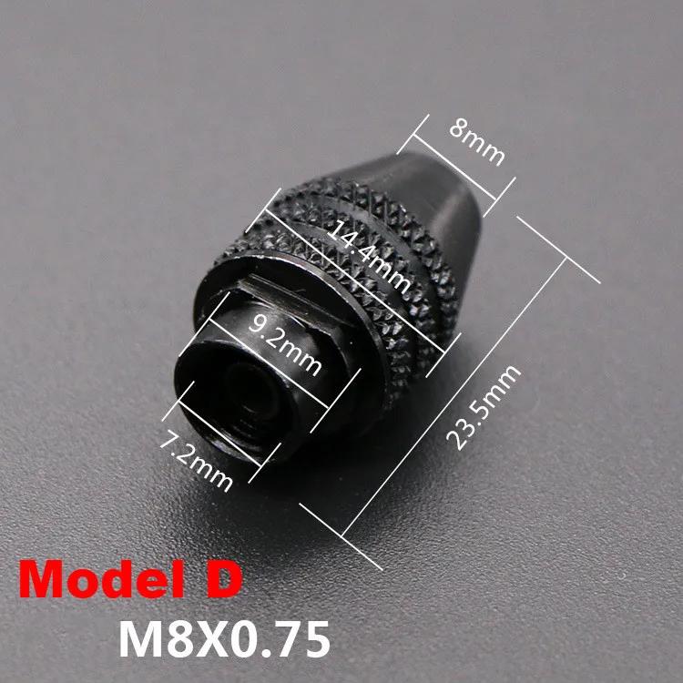 Neues 0,3-3,2 mm Mehrfach-Bohrfutter schlüssellos für Dremel Rotationswerkzeuge Schlüssellose Bohrfutter-Adapter-Konverter Universelles Mini-Bohrfutter