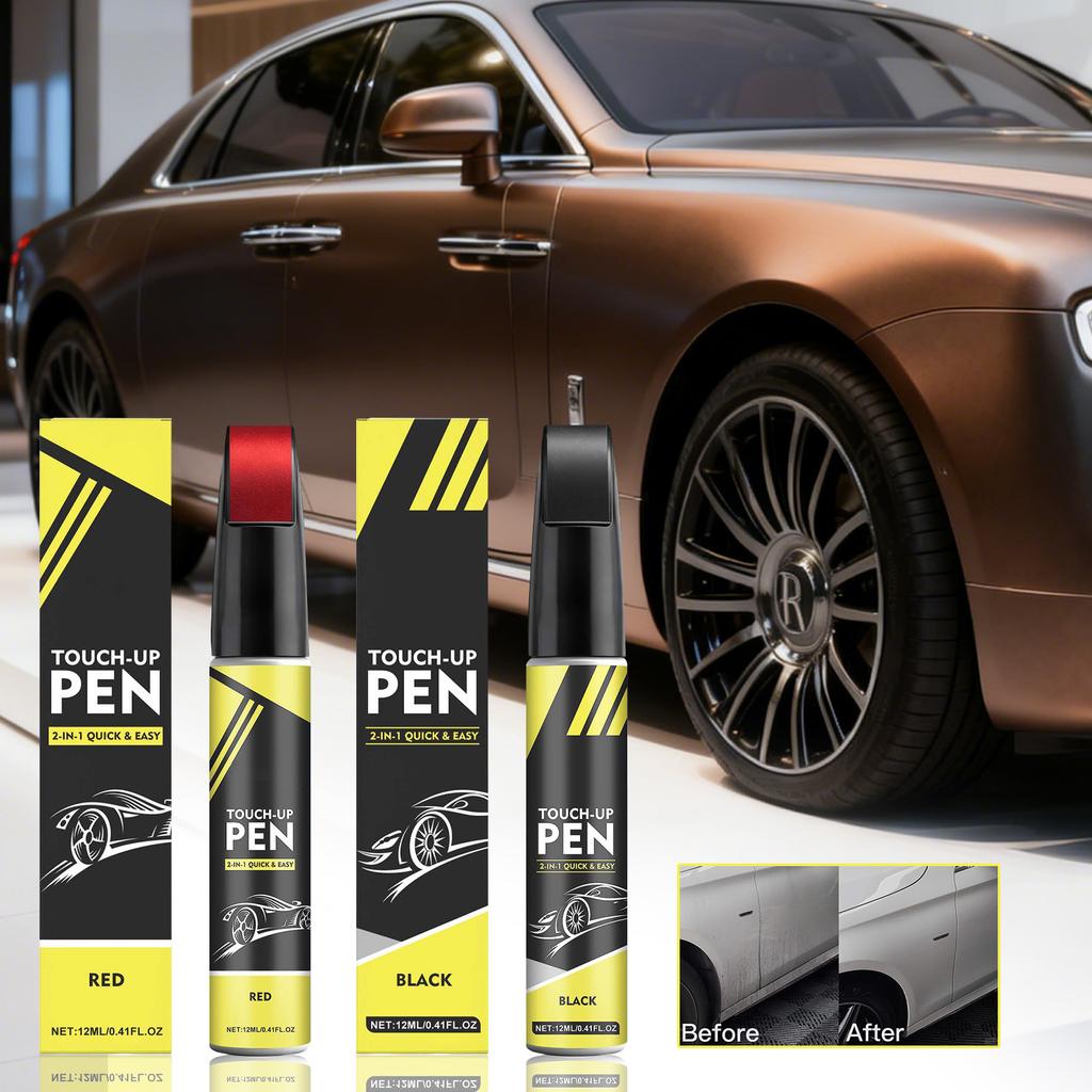 Autolackstift, Autolackstift, Zwei-in-Eins Autolack Kratzerentferner Stift, 12 ml