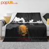 Guitar Lake Shadow Lover Papillion Dog Ultra-Soft Blanket Quilt Winter Sofa Cover Bed Covers