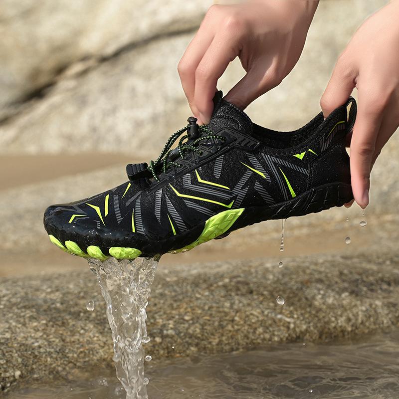 Seaside Aqua Shoes Quick Dry Beach Wading Sneakers Non-slip Comfort Barefoot Water Sports Footwear for Surfing Fishing Canyoning