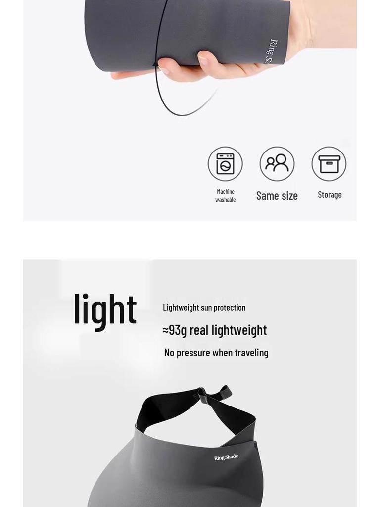 Damen Nahtloser Faltbarer UV-Schutz Sonnenhut für Sommer-Radfahren