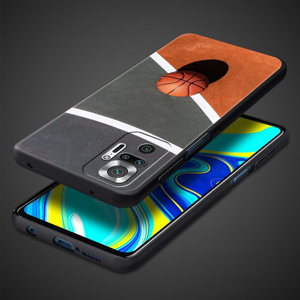 Sport teren de baschet pentru Xiaomi Redmi Note 12 5G Husă de telefon 10C 10 11 9 8 Pro Plus 9S 7 8T 9T 9A 8A 9C K50 K40 Husă de jocuri
