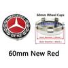 4pcs 56mm 60mm 68mm 75mm For Benz Car Wheel Center Hub Caps Rim Cover A180 A200 B180 B200 E200 W220 W213 W210 W164 Badge Emblem  KL1