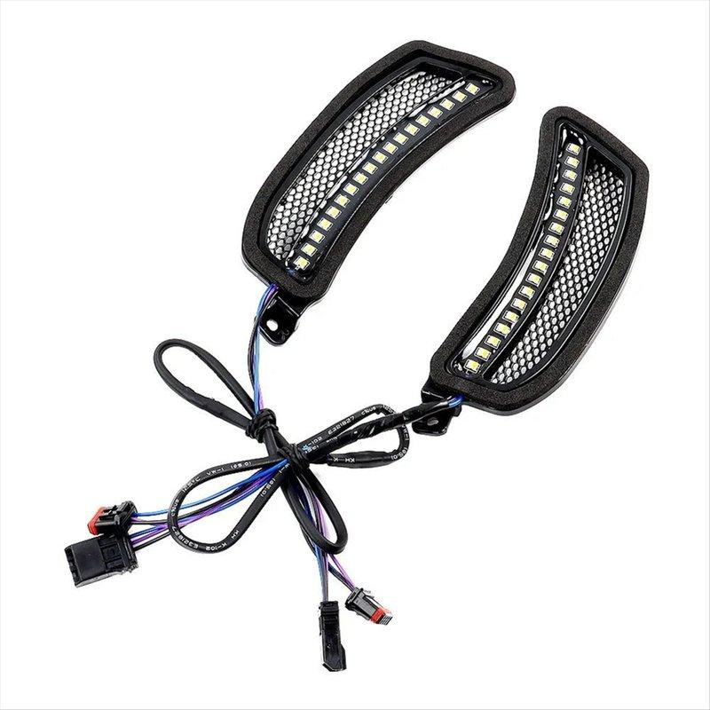 DTC2 Motorcycle Accessory LED Fairing Vent Lights for Harley Softail Low Rider ST FXLRST Low Rider El Diablo FXRST -2024