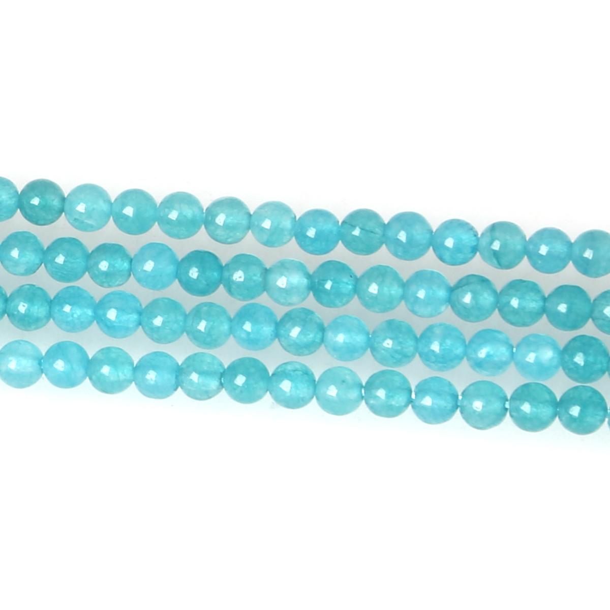 

2 мм разноцветные круглые свободные бусины из натурального камня для изготовления ювелирных изделий, аксессуары для браслетов «сделай сам», 15 дюймов, нитка 2mm 170pcs бледно-синий