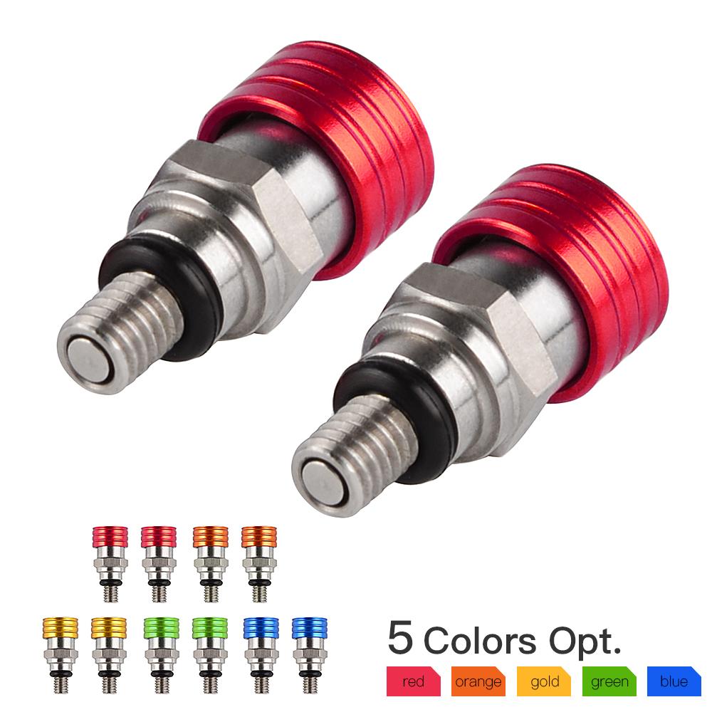 NICECNC Motorcycle M5x0.8 Fork Air Bleeder Valves Screws Kit For Honda CR 80 85 125 250 500 CRF 250R 250X 450R 450X 250RX 450RX