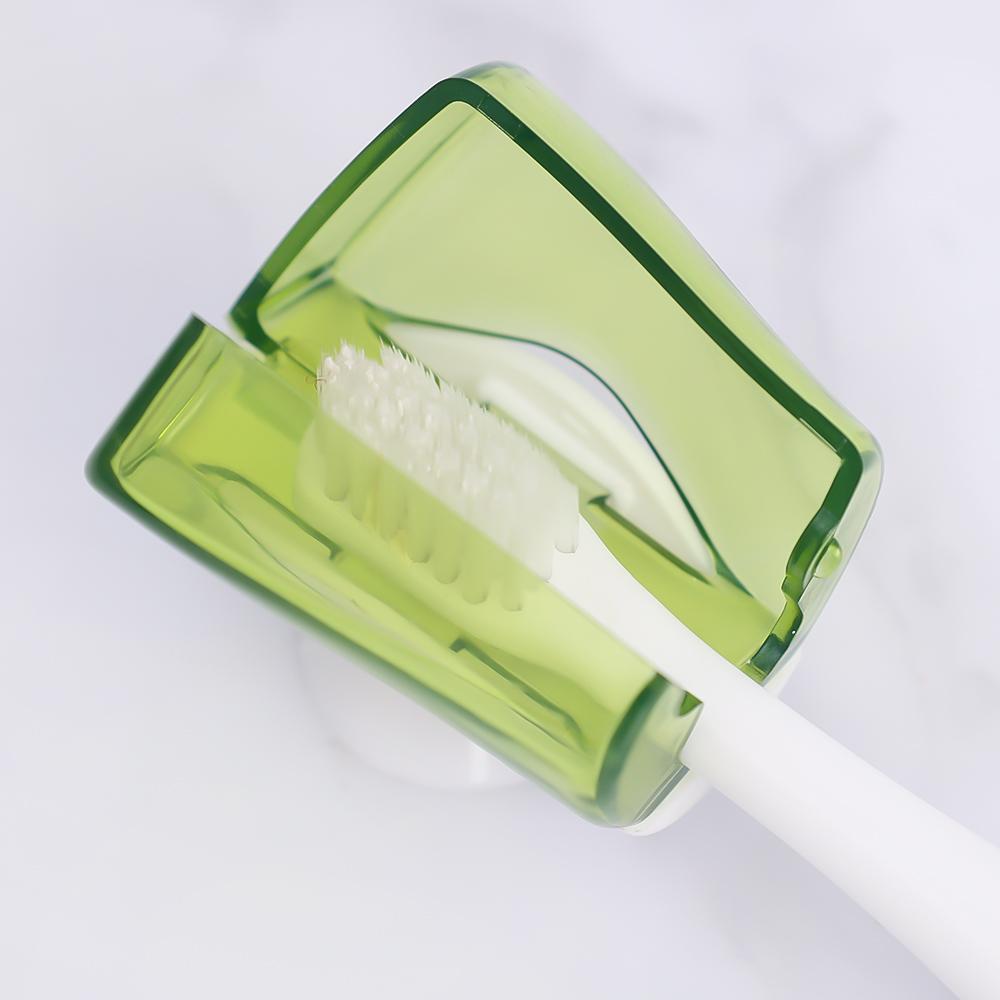 Capace pentru periuță de dinți portabilă cu ventuză Suport pentru periuță de dinți rezistent la praf Capace de protecție pentru carcasă pentru baie Accesorii de călătorie