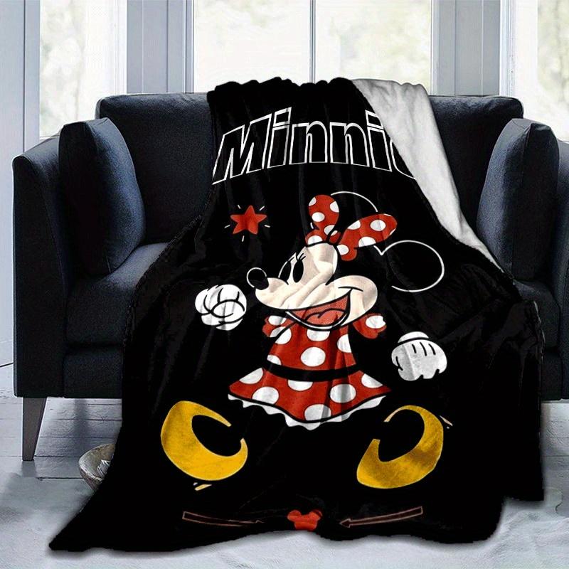 1pc Cute Minnie Printing Blanket - Soft, All-Season Throw for Living Room, Bedroom,Personalized Gift with Adorable Cartoon Design