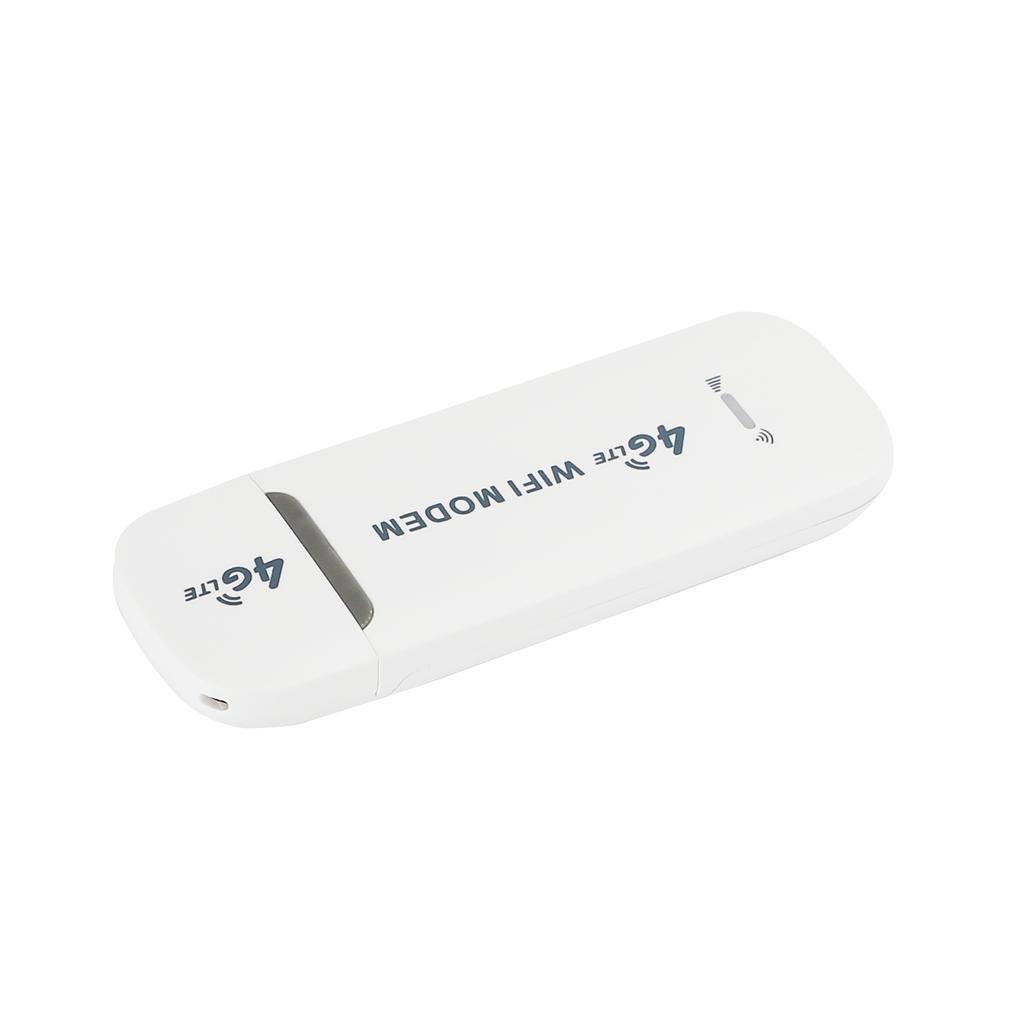 Unlocked 4G LTE Modem Wireless Router USB Dongle Mobile Broadband WIFI White