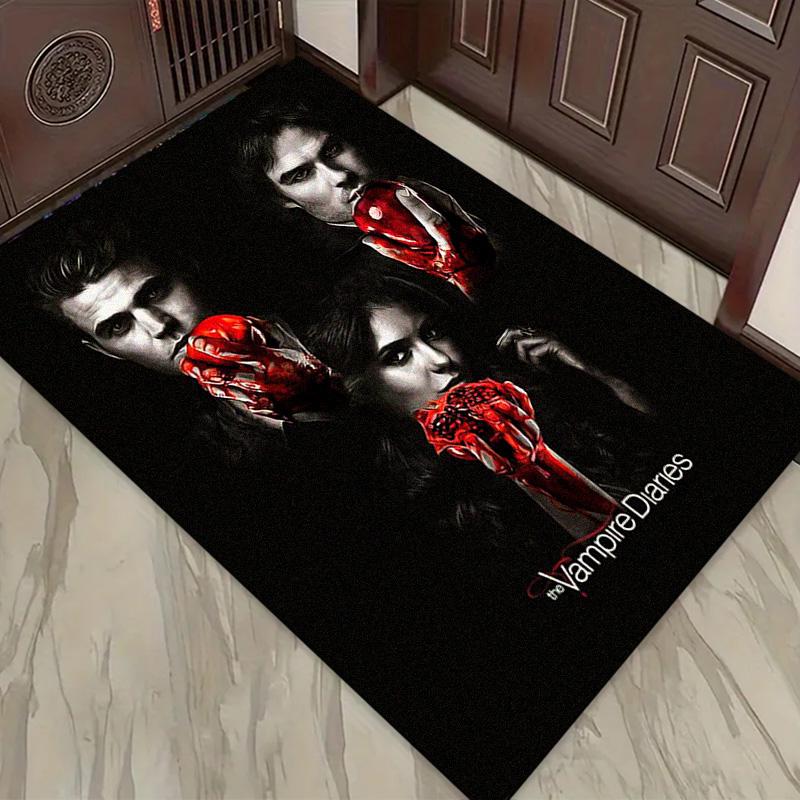 Vampire Diaries Carpet Rug for Living Room Bedroom Home Sofa Decoration,Kids play Non-slip Floor Mat