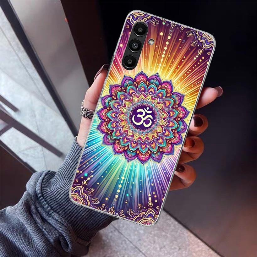 Mandala Chakra Insist Yoga Phone Case For Samsung Galaxy A17 A16 A15 A14 A13 A57 A56 A55 A54 A53 A37 A36 A35 A34 A33 A26 A25 A24