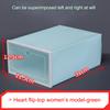 Shoe Organizer Stackable Shoe Storage Boxes Drawer Type Front Opening Shoe Rack Organizer Cabinet Shoes Container Thick Plastic
