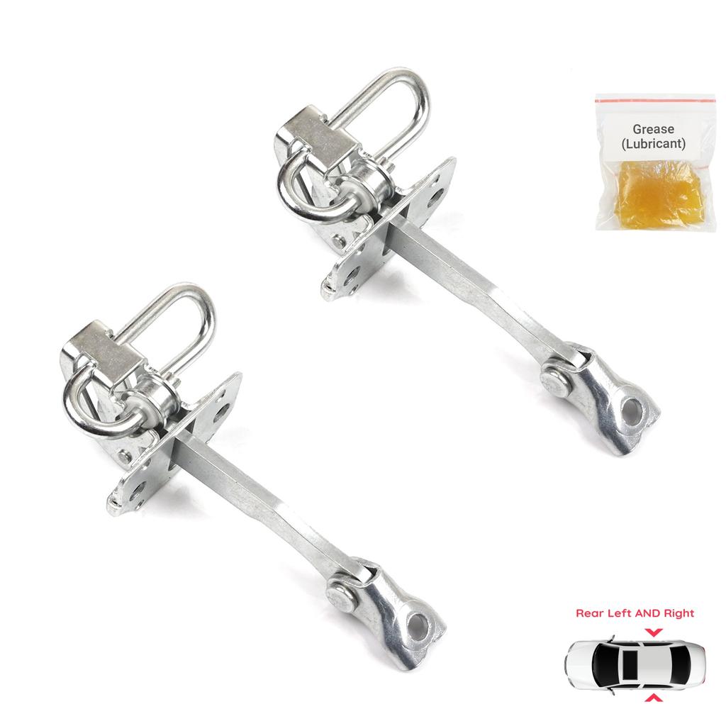 EDP1283-1 2 Pieces Rear Door Hinge Stop Check Strap Limiter for Fiat Idea Lancia Musa 350 2004-2012 51782471