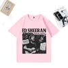 Ed Sheeran Tour 2025 Print TShirt Unisex WOMEN Vintage Casual Clothing Streetwear Oversized Cotton Throwback Short Sleeve Tshirts