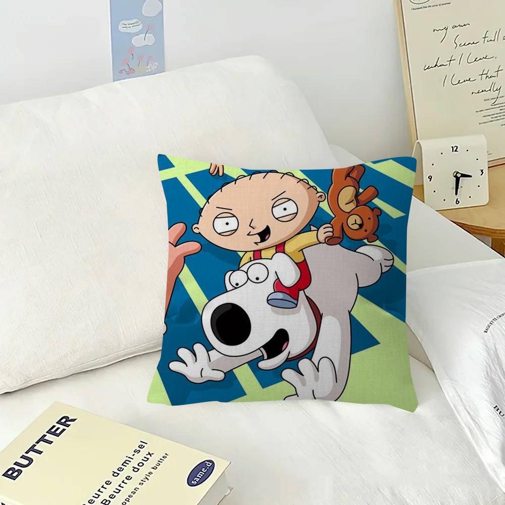 Cartoon Stewie cute fun Pillow Cover for Bedroom Room and Living Room Sofa Decorative Cushion Cover
