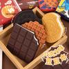 Mini Chocolate-Flavored Biscuit Sticky Notes Notebook