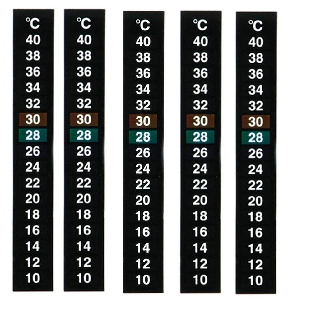 1/3/5Pcs Multi-Functional Digital Liquid Crystal Temperature Stickers Aquarium Thermometer Fishbowl Accessories Temp Meter